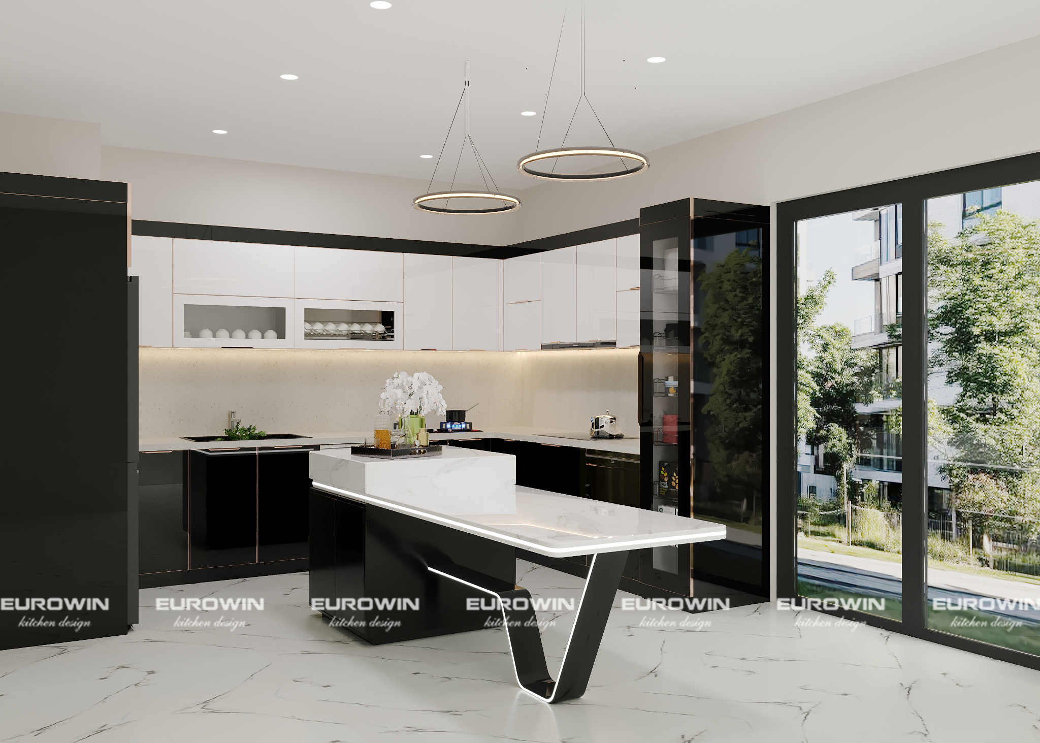 Tủ Bếp Inox Cánh Kính Là Gì? Vì Sao Ngày Càng Được Ưa Chuộng