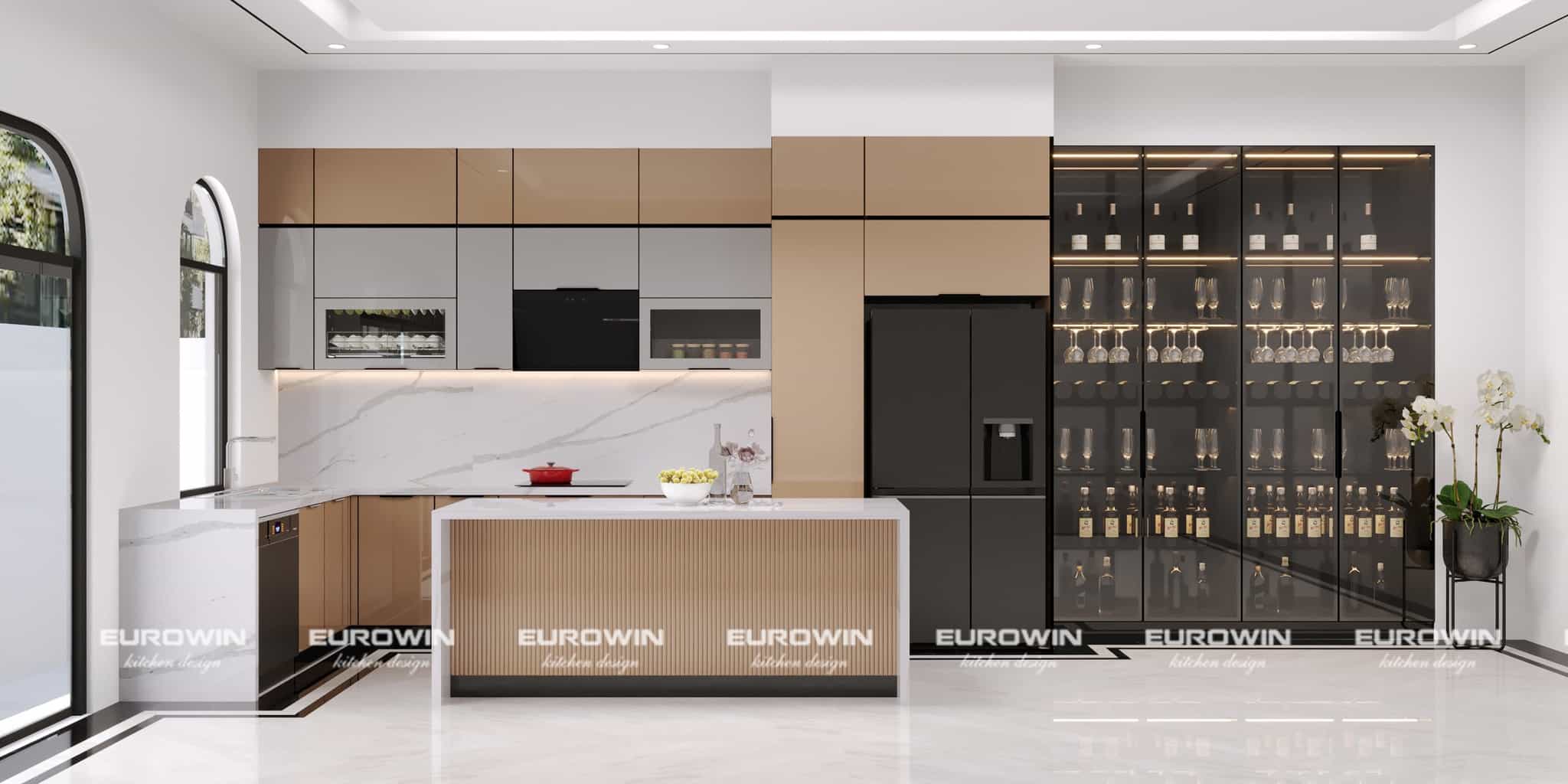 Tủ Bếp Inox Cánh Kính Là Gì? Vì Sao Ngày Càng Được Ưa Chuộng