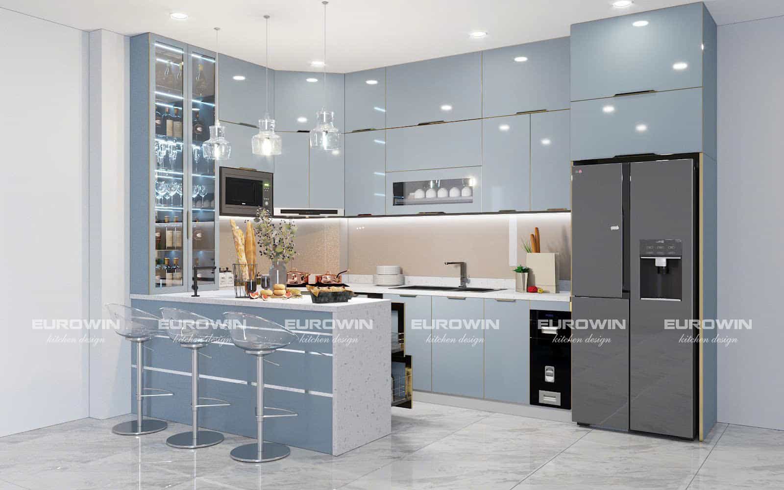 Vì Sao Tủ Bếp Inox Cánh Kính Eurowin Tự Tin Bảo Hành Lên Tới 20 Năm?