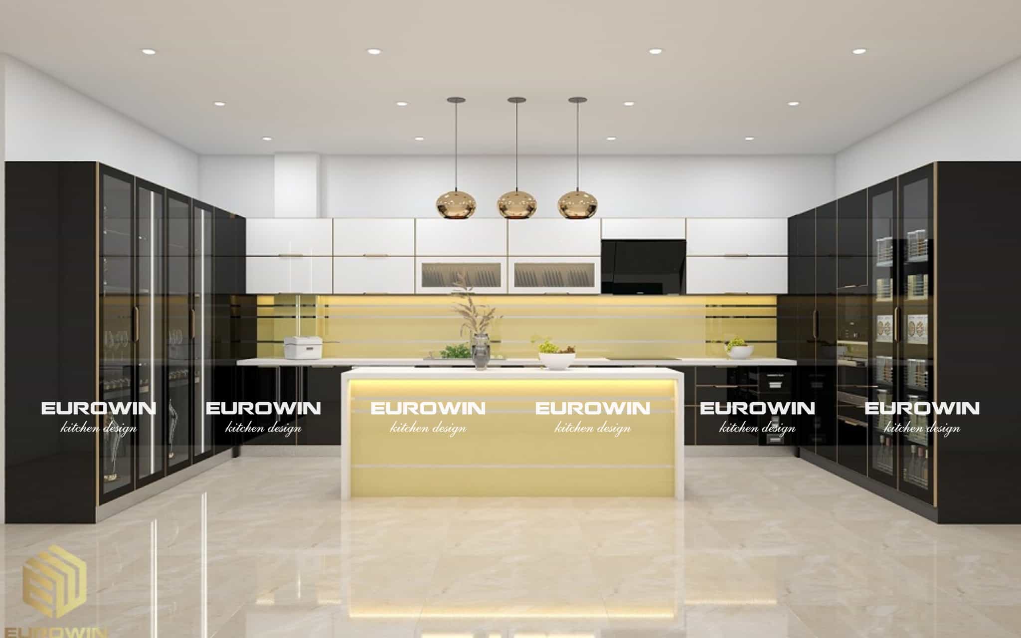 Thiết Kế Tủ Bếp Inox Cánh Kính Cho Biệt Thự: Chữ L Hay Chữ U Là Lựa Chọn Đẳng Cấp Hơn?