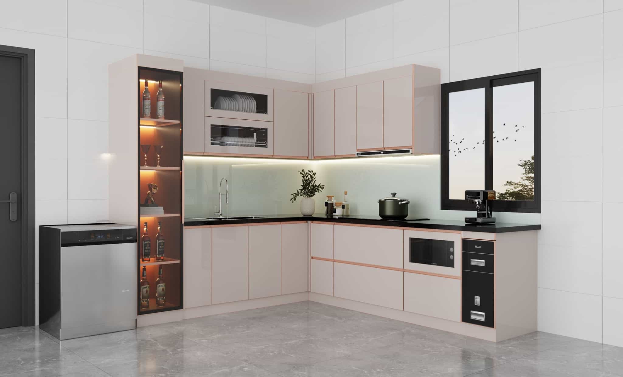 Tủ Bếp Inox Cánh Kính Có Bền Không? Chuyên Gia Trả Lời Chi Tiết