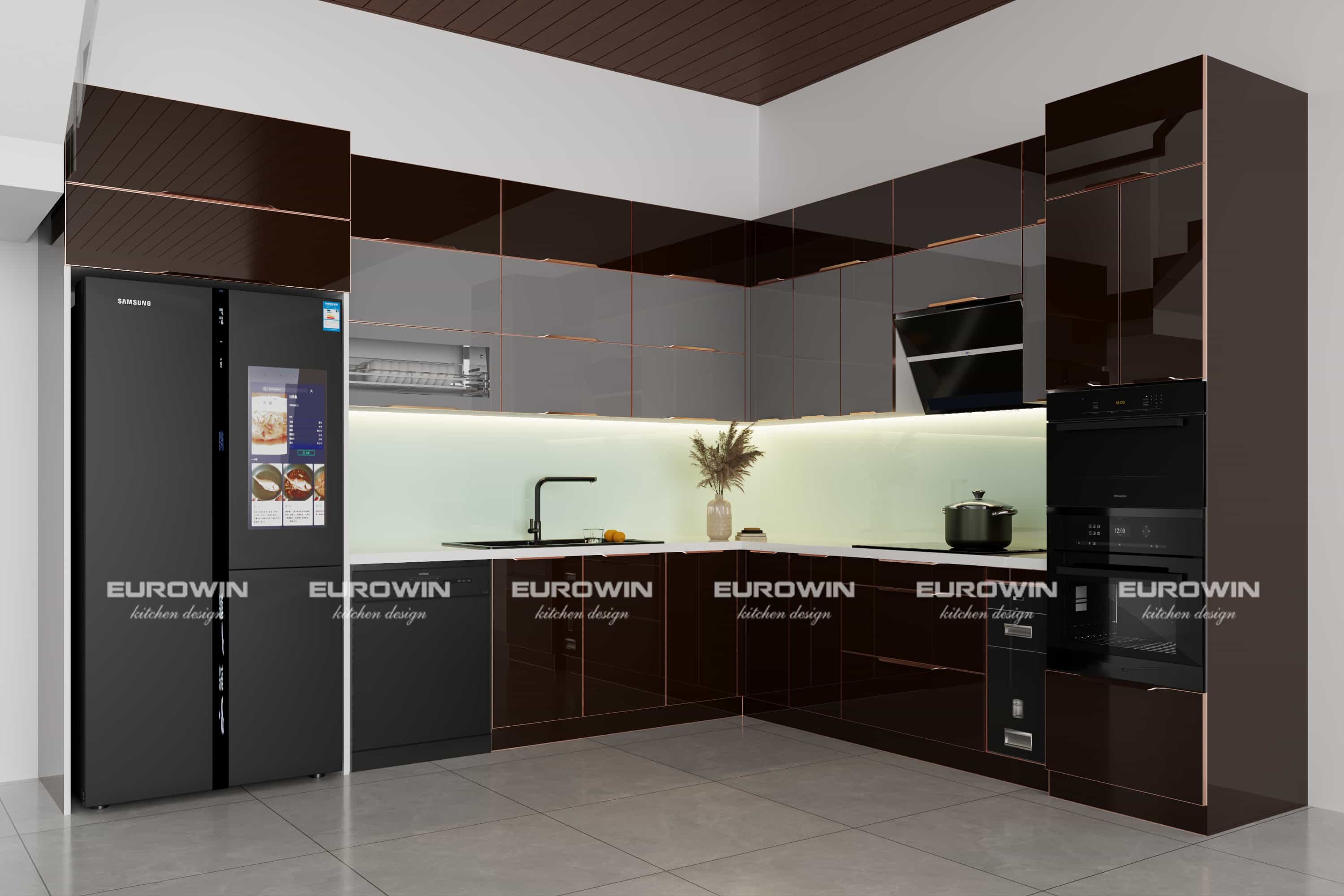 Tủ Bếp Inox Cánh Kính Cường Lực – Độ Bền Thực Tế Qua Nhiều Năm Sử Dụng