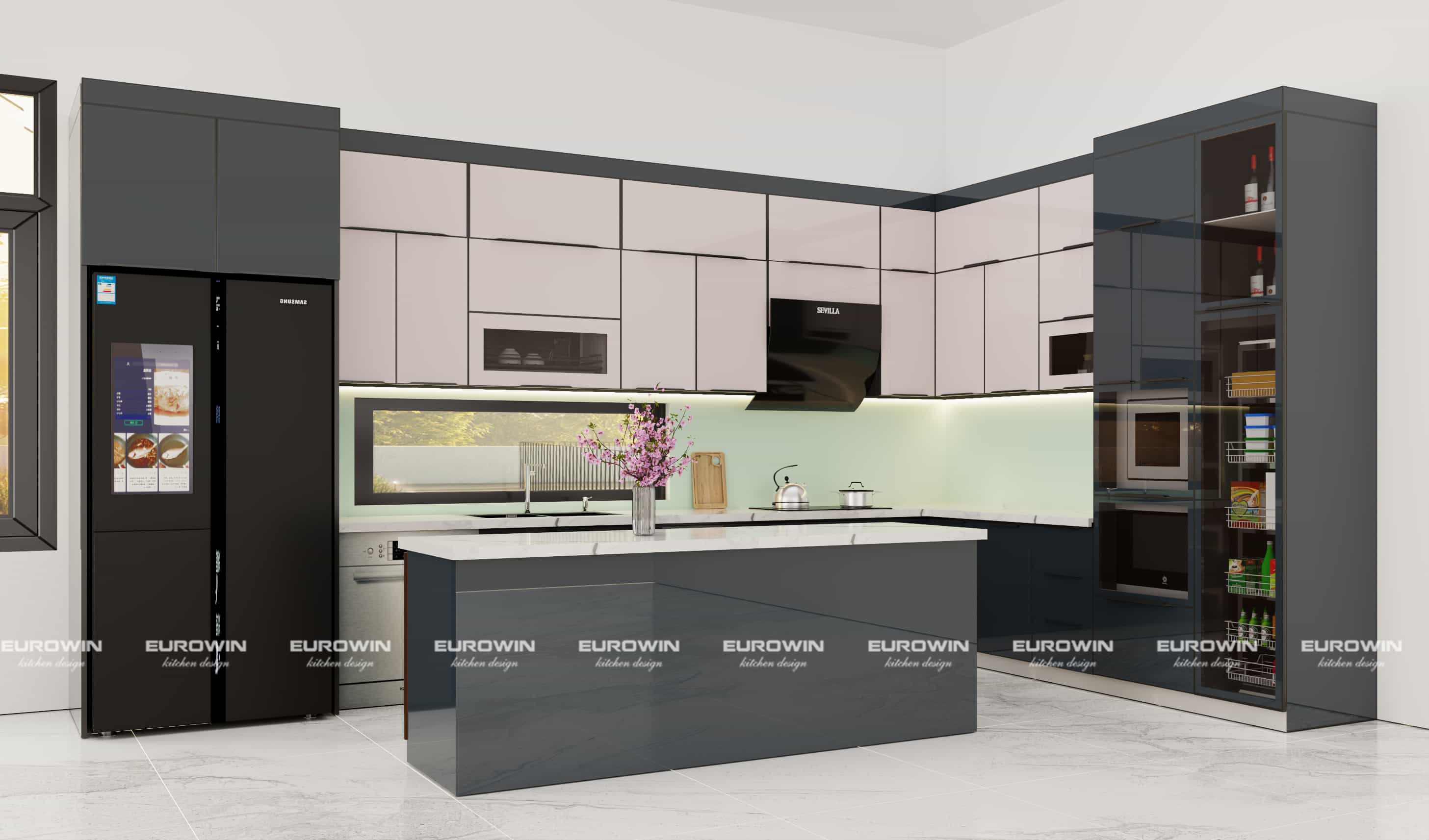 Báo giá tủ bếp inox cánh kính mới nhất – Cập nhật từ Eurowin