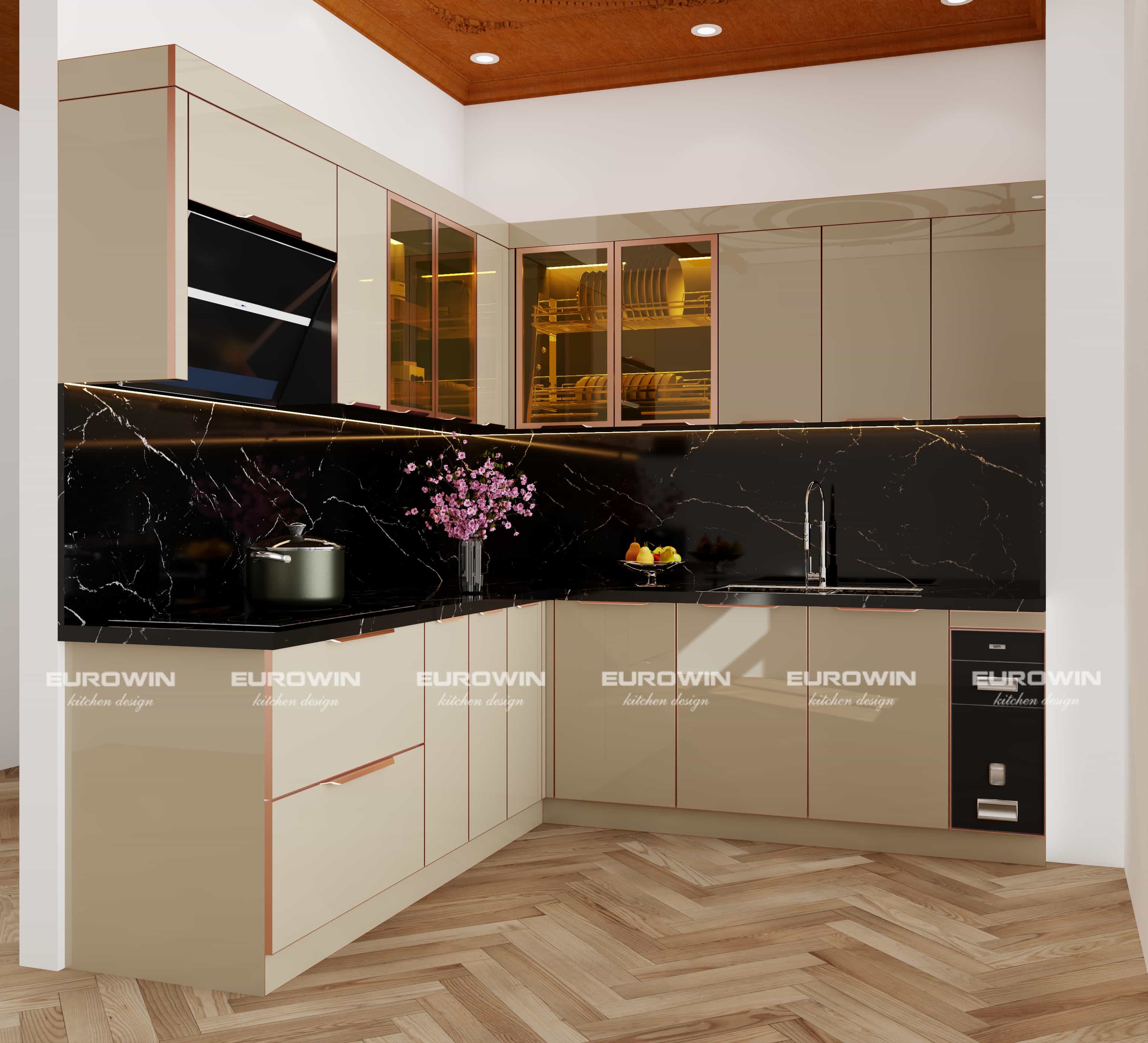 Báo giá tủ bếp inox cánh kính mới nhất – Cập nhật từ Eurowin