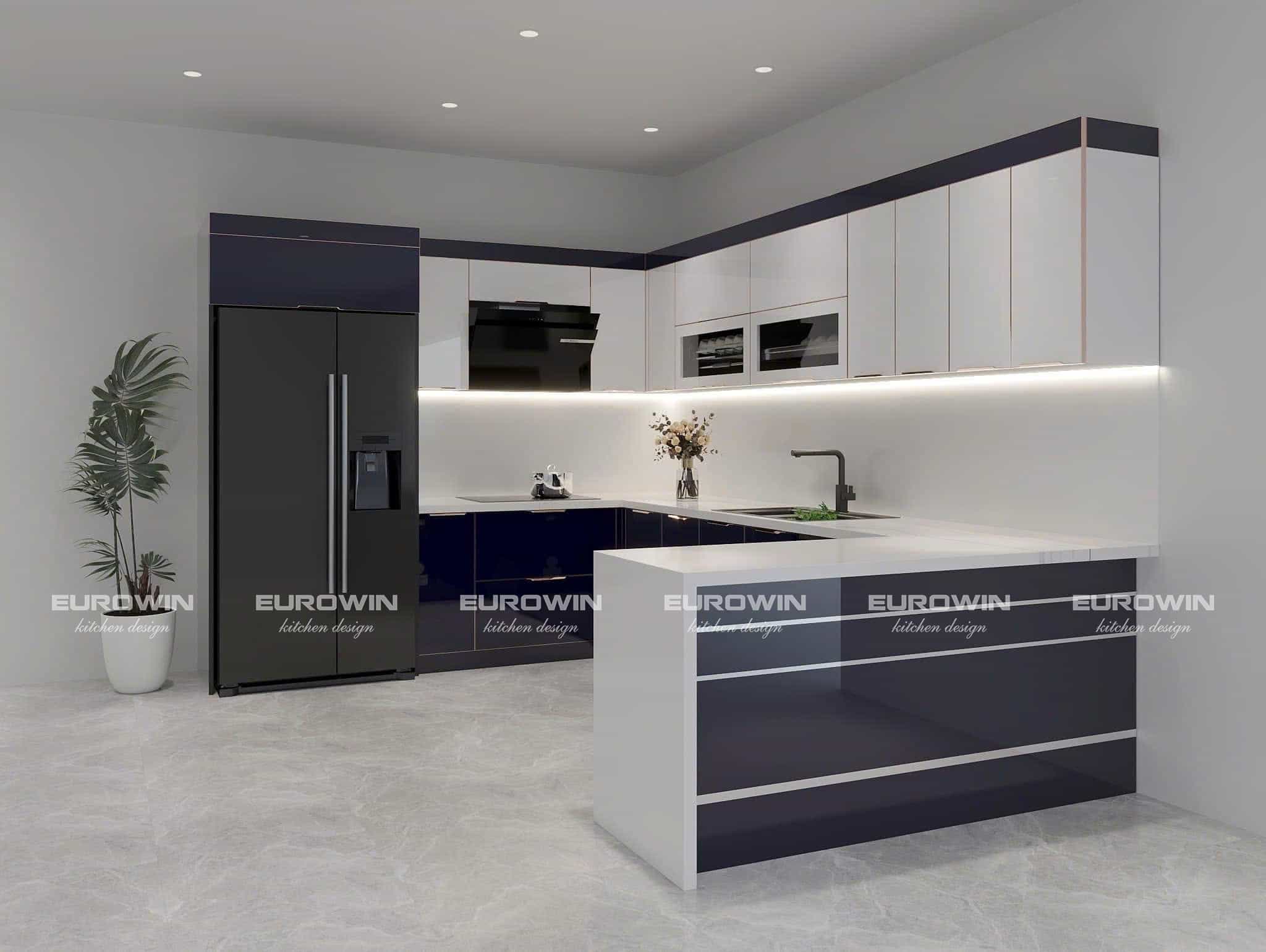 Báo giá tủ bếp inox cánh kính mới nhất – Cập nhật từ Eurowin