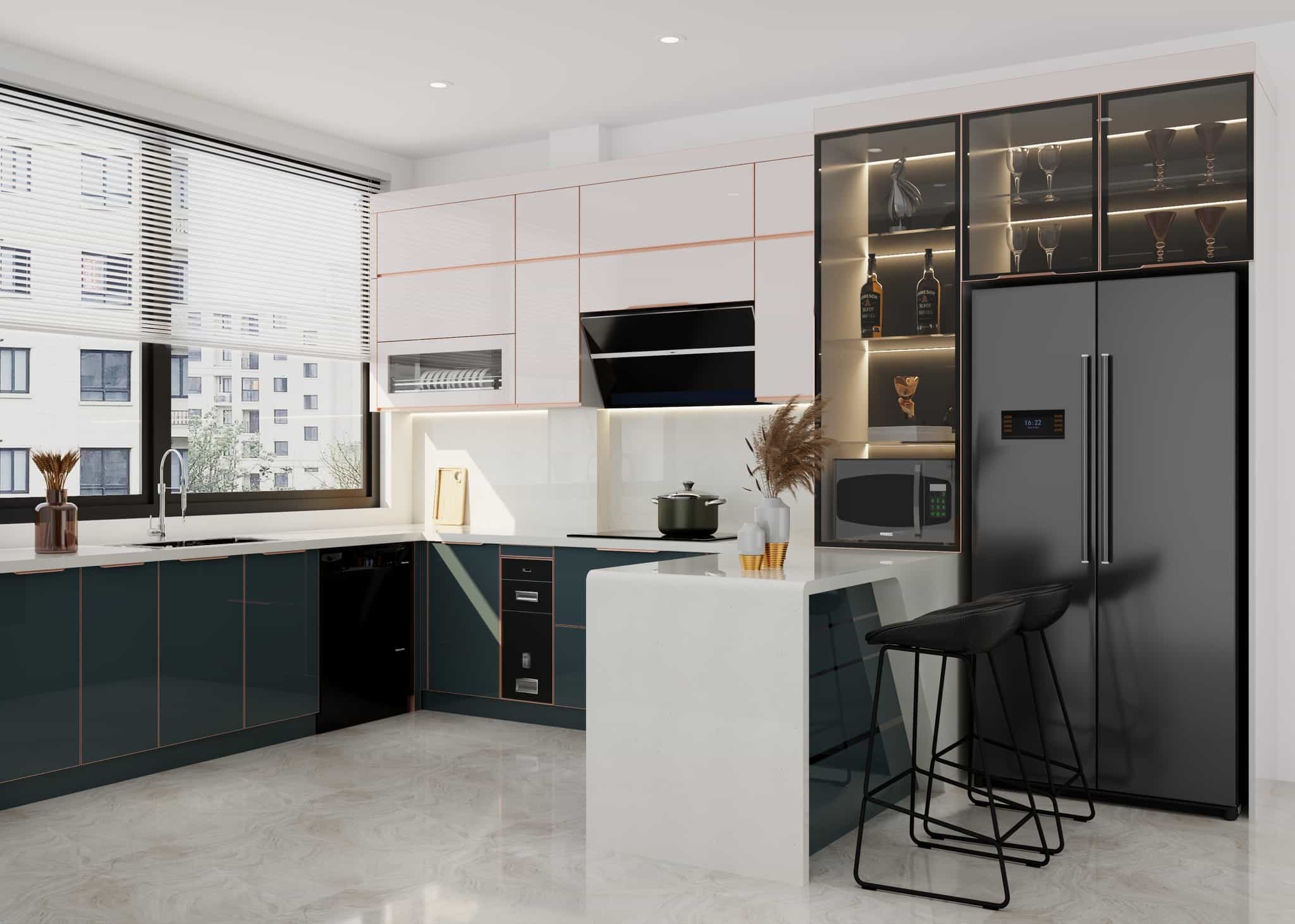 Tủ Bếp Inox Cánh Kính Có Bền Không? Chuyên Gia Trả Lời Chi Tiết