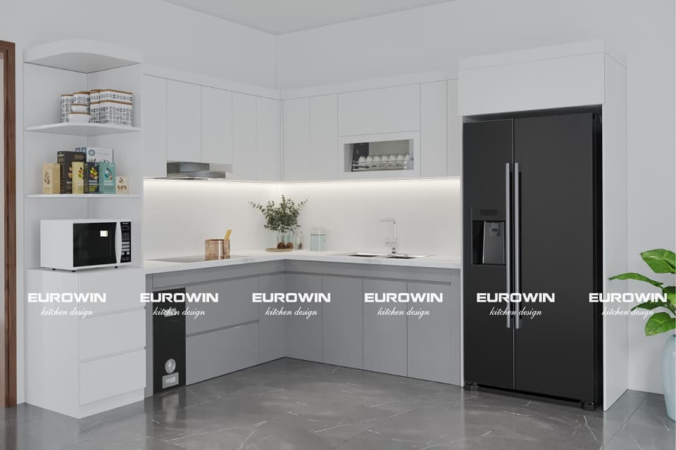 Tủ Bếp Inox Cánh Kính & Tủ Bếp Nhựa Cao Cấp - Nên Chọn Loại Nào?