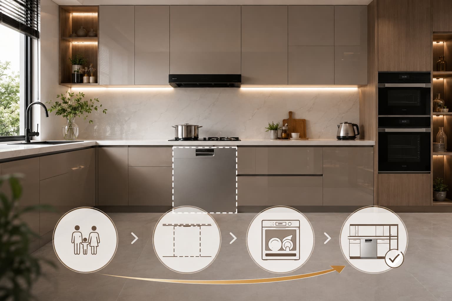 Tư duy thiết kế dài hạn giúp bạn dễ nâng cấp căn bếp