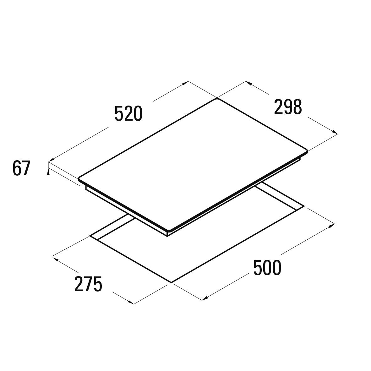 Bếp điện domino Cata VI 302