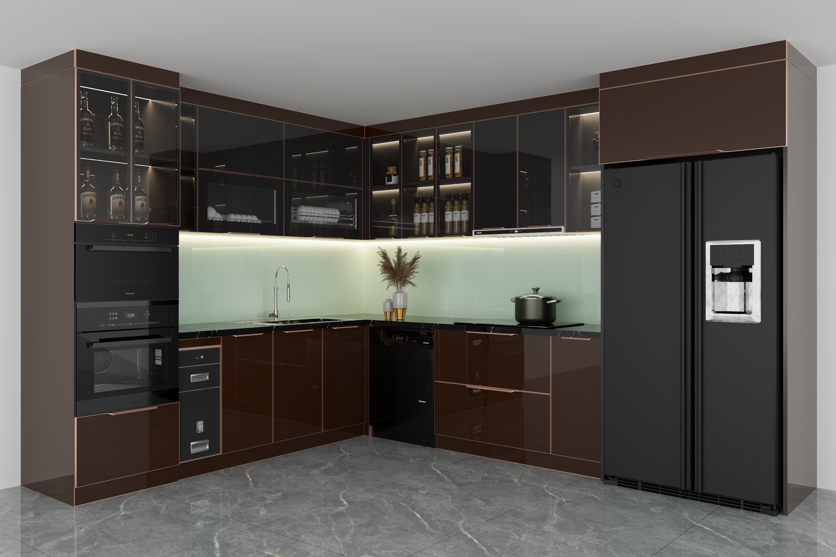 Kinh nghiệm làm tủ bếp: xác định danh sách thiết bị bếp sẽ lắp đồng bộ cùng tủ bếp